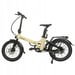 Vélo électrique pliable Onemile E1P, 250 W, 36 V 10 Ah, 25 km/h, couleur champagne.