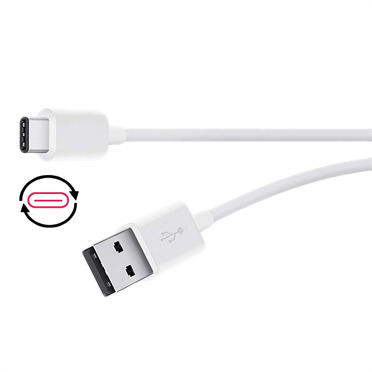 DLH DY-TU2700W cable de teléfono móvil Blanco 1 m USB A USB C