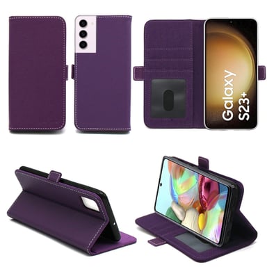 Samsung Galaxy S23 Plus / S23+ 5G Etui / Housse pochette protection violet