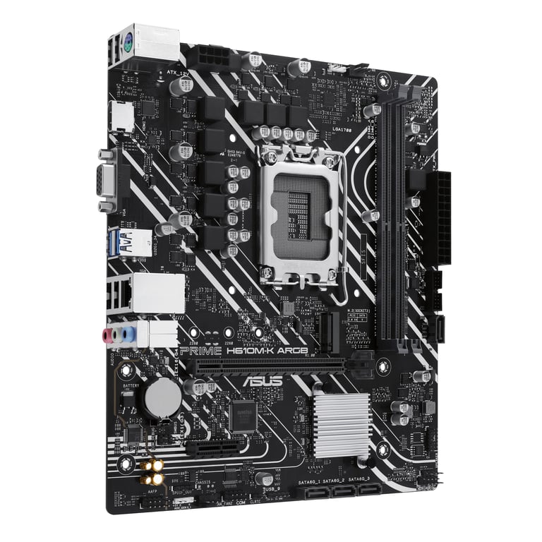 ASUS PRIME H610M-K ARGB Intel H610 LGA 1700 micro ATX - Neuf