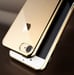 Coque Chrome Silicone IPHONE 8 APPLE Contour Transparente Bumper Protection Gel Souple (OR)