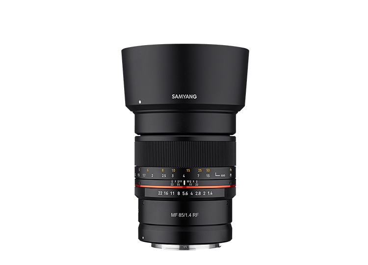 Objectif hybride Samyang MF 85 mm f1 4 pour Canon RF - vue 4