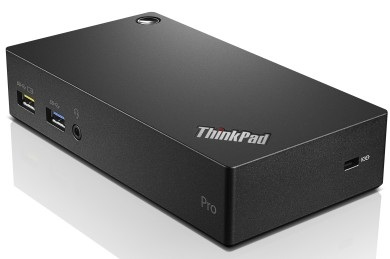 Lenovo ThinkPad USB 3.0 Pro Dock EU Avec fil USB 3.2 Gen 1 (3.1 Gen 1) Type-A Noir