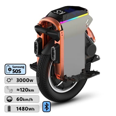 Gyroroue Kingsong KS-S16 Pro - 50S - 3000 W / 1480 Wh