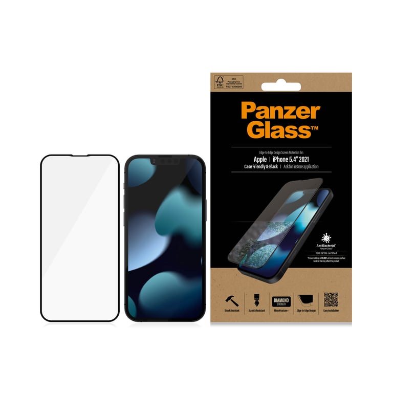 PanzerGlass Standard Fit - Apple iPhone 13 Mini Verre trempé