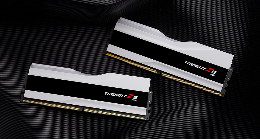 G.Skill Trident Z5 RGB 2 x DDR5 6000 MHz CL28 - vue 3