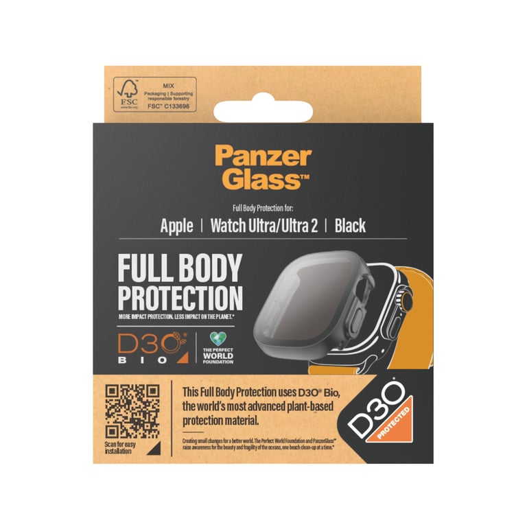 Protection d'écran pour Apple Watch Ultra / Ultra 2 49mm Antichoc D30 Neuf - vue 3