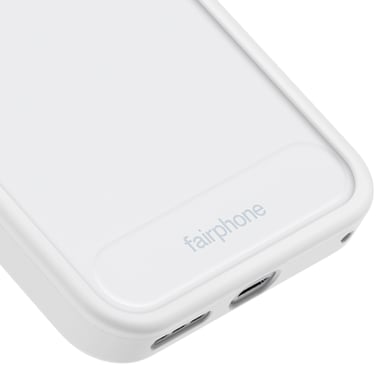 Fairphone Funda Original para Fairphone 6 de Silicona Semirrígida con Contornos Reforzados Blanco