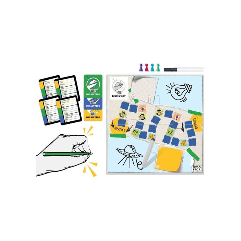 Jeu De Société Lisciani Giochi Dessin'Mot – Jeu De Dessin Mémoire Pour Famille - vue 3