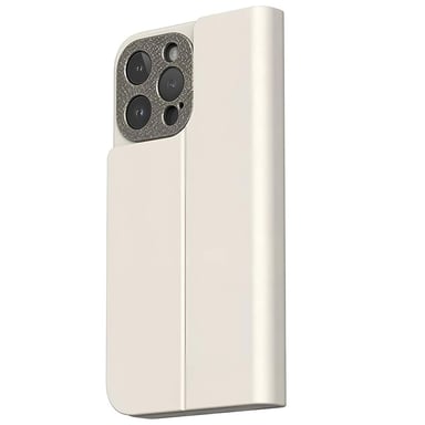 Moshi Funda para iPhone 15 Pro Max modelo Overture MagSafe con soporte y tarjeteros Beige