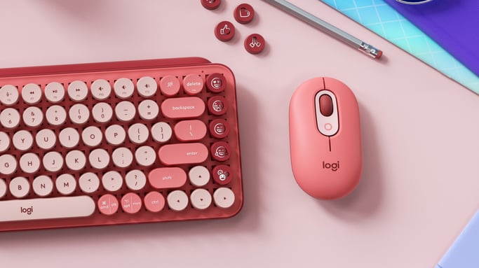 Logitech POP Mouse Ambidiestro RF inalámbrico + Bluetooth óptico 4000 DPI