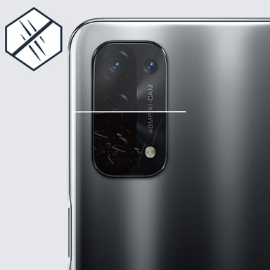 Lot de 2x Films Caméra Oppo A74 et A74 5G Verre Trempé 9H Transparent