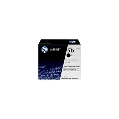 Cartucho negro HP (Q7551XD) Paquete doble para impresora