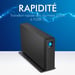 LaCie STHA24000800 disque dur externe 24 To 7200 tr/min USB Type-C 3.2 Gen 2 (3.1 Gen 2) Noir