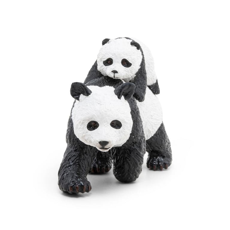 Panda et son Bébé en Peluche Papo : Un Duo Attendrissant Neuf - vue 3