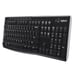 Logitech Wireless Keyboard K270 teclado Hogar RF inalámbrico AZERTY Belga Negro