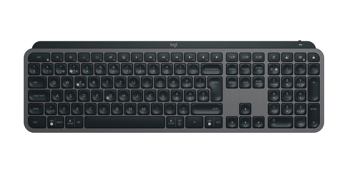 Logitech Master MX Keys Combo for Bussiness clavier Souris incluse Bureau RF sans fil + Bluetooth QWERTZ Suisse Graphite