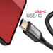 Cavo ausiliario USB-C a jack 3.5 mm Nylon Intrecciato 1.5m