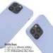 imoshion Coque en silicone avec cordon pour Apple iPhone 14 Pro Max - Violet