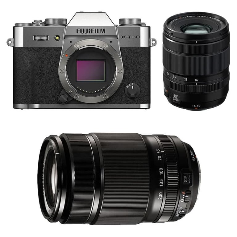 FUJIFILM X T30 II + 16 50 + 55 200 Neuf