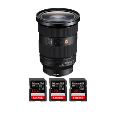 Obiettivo Sony FE 24-70mm F2.8 GM II + 3 SanDisk 128GB Extreme PRO UHS-II + Ebook ''20 consigli per foto che colpiscono''