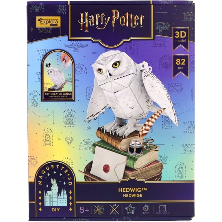 Explora Hedwige Harry Potter Puzzle 3D 82 pièces - vue 5
