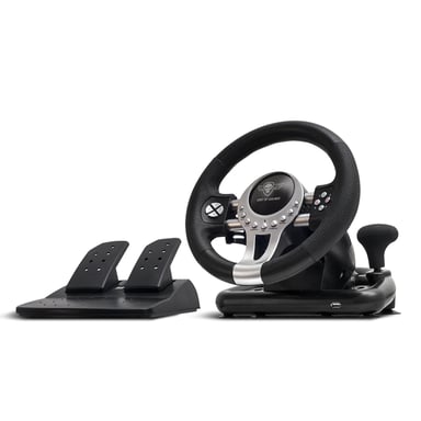 Spirit of Gamer Race Wheel Pro 2 Negro, Plata USB Volante + Pedales Digital PC, PlayStation 4, Playstation 3, Xbox One