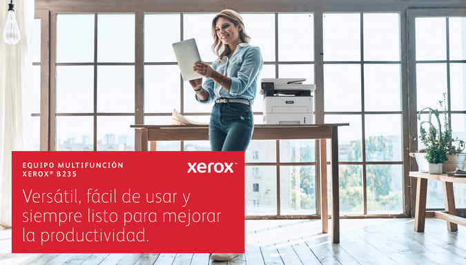 Xerox B235 A4 34 ppm Inalámbrica Copia/impresión/escaneado/fax PS3 PCL5e/6 ADF 2 bandejas Total 251 hojas