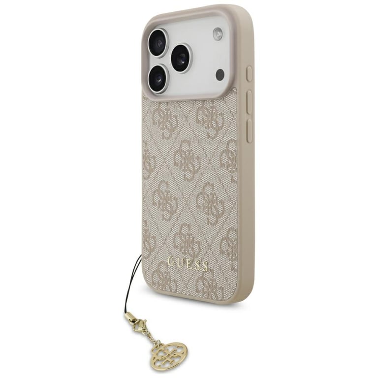 Guess Etui 4G Charms Collection MagSafe do iPhone 17 Pro ró?owy