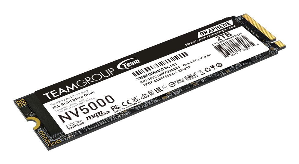 Team Group NV5000 .2 PCI Express 4.0 NVMe 3D NAND - vue 2