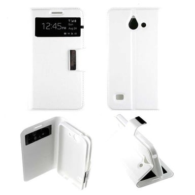 Etui Folio compatible Blanc Huawei Ascend Y550