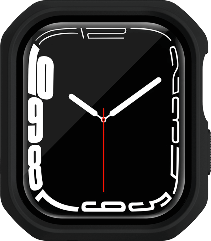 Itskins Coque Pour Apple Watch 38-40mm Hybrid Renforcée Solid R 100% Plastique Recyclé Noir