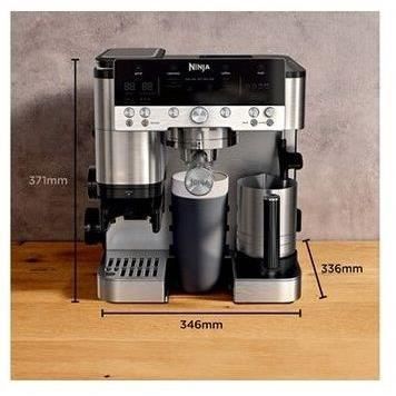 Ninja ES601EU Macchina per caffè espresso semiautomatica da 2 L
