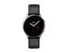 Galaxy Watch Active2 40 mm - Caja de acero plateado - 4G - Pulsera negra