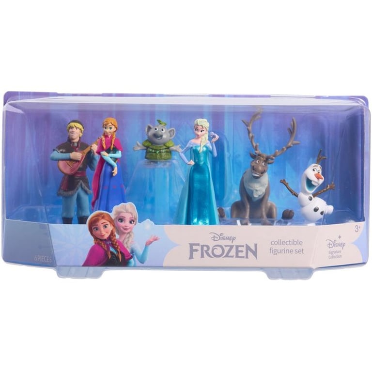 Coffret figurines DISNEY FROZEN La Reine des Neiges 6 figurines de 8 cm Collection - vue 1
