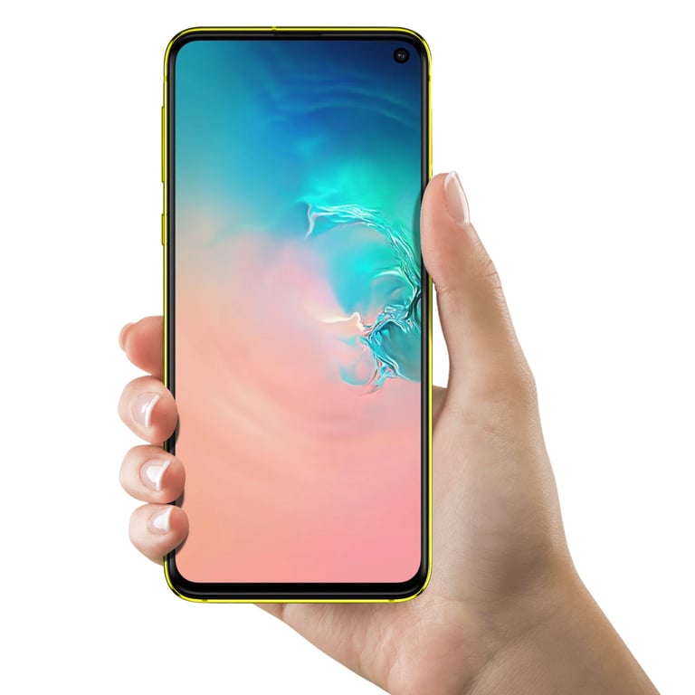 Samsung Galaxy S10e Bloc Ecran Jaune - vue 3