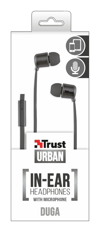 Trust 20902 écouteur/casque Avec fil Ecouteurs Appels/Musique Gris