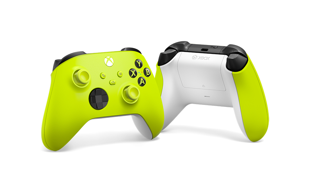 Manette Xbox Series sans fil nouvelle génération – Electric Volt – Jaune – Xbox Series / Xbox One / PC Windows 10 - Jaune - Excellent état
