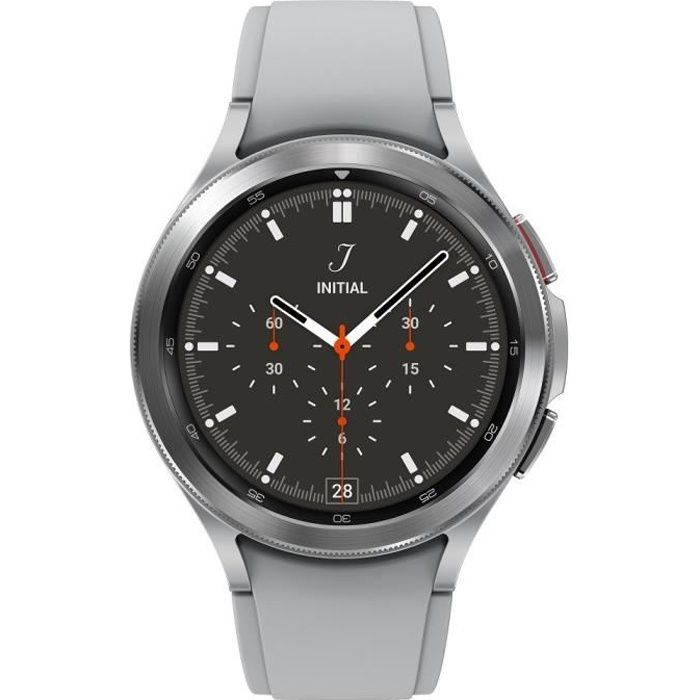 Galaxy Watch4 Classic 46mm - Super AMOLED - Bluetooth + 4G - Brazalete  plateado - Samsung