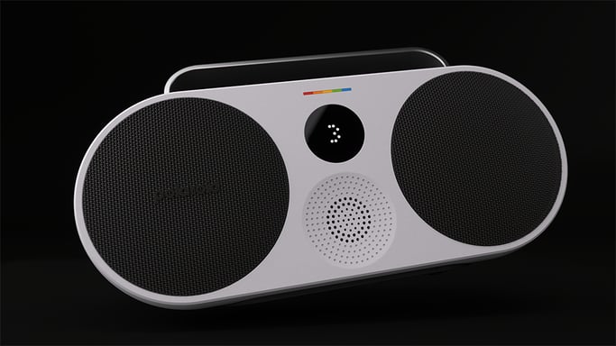 Polaroid PLRMUSICP39089BLK altoparlante portatile e per feste Nero, Bianco