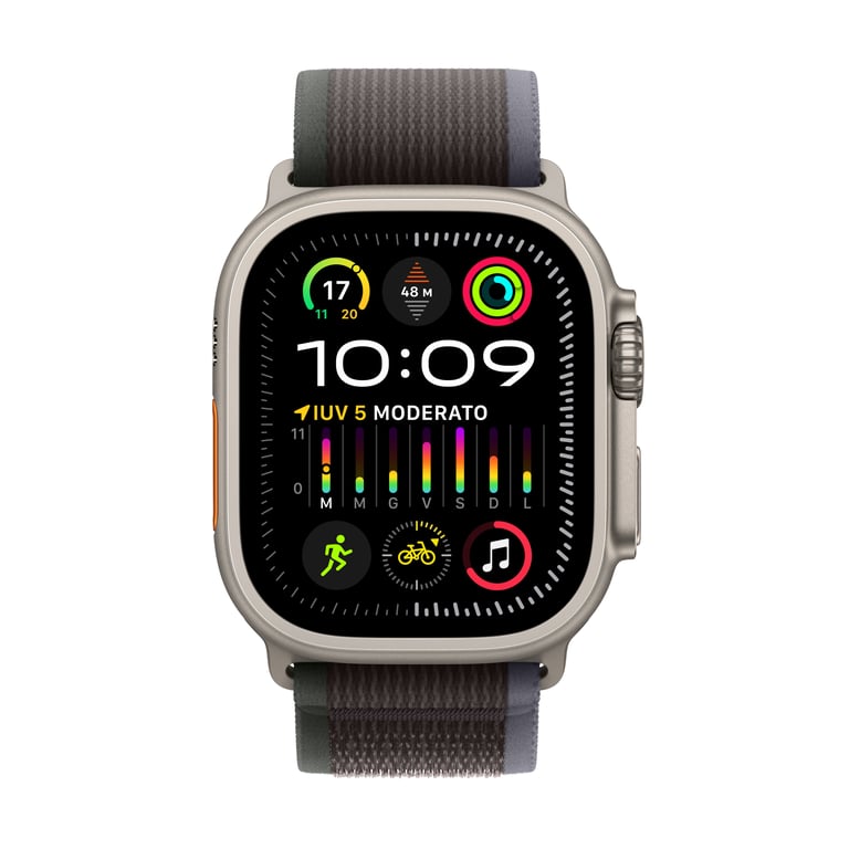 Apple Watch Ultra 2 OLED 49 mm Numérique 410 x 502 pixels Écran tactile 4G Or GPS (satellite), S/M