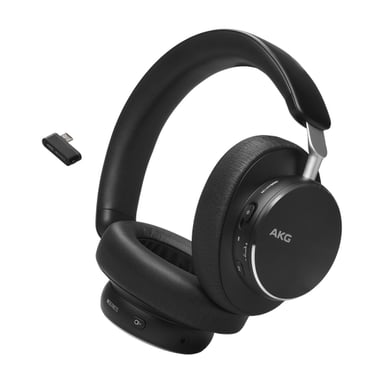 AKG N9 Cuffie ibride con cavo e archetto wireless Bluetooth Chiamate/Musica Nero