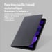 Accezz Coque tablette Classic pour Apple iPad Mini 7 (2024) / iPad Mini 6 (2021) - Noir