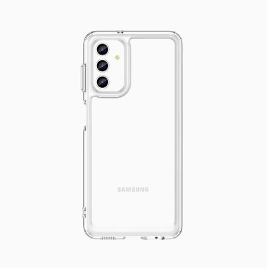 Guscio Premium Ultra per Samsung Galaxy A14 (5G) - Certificazione di caduta da 3 metri - Trasparente - 5 set di pulsanti colorati inclusi