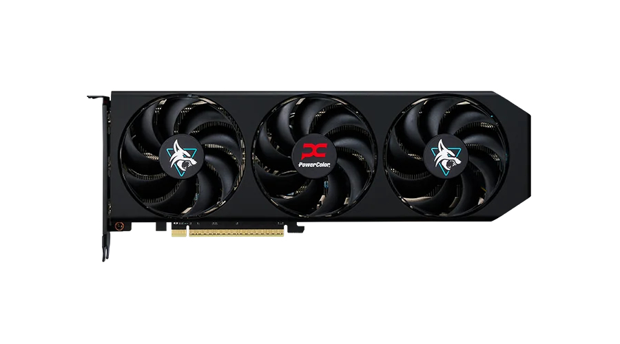 PowerColor Radeon RX 9060 XT Hellhound Radeon RX 9060 XT 8.0GB GDDR6 PCI Express - vue 4