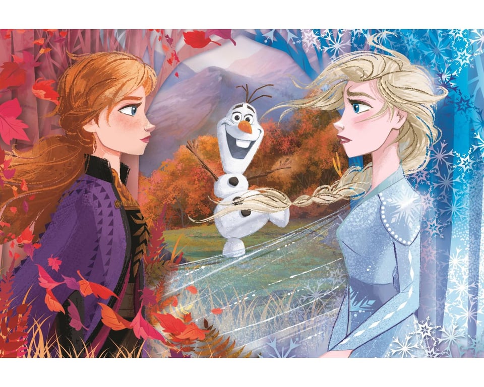 Clementoni 26452 Supercolor Puzzle Disney La Reine des Neiges 2 60 pièces Maxi Puzzle Enfant fabriqué en Italie et Plus
