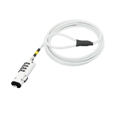 Mobilis 001330 Cavo antifurto Bianco 1,8 m