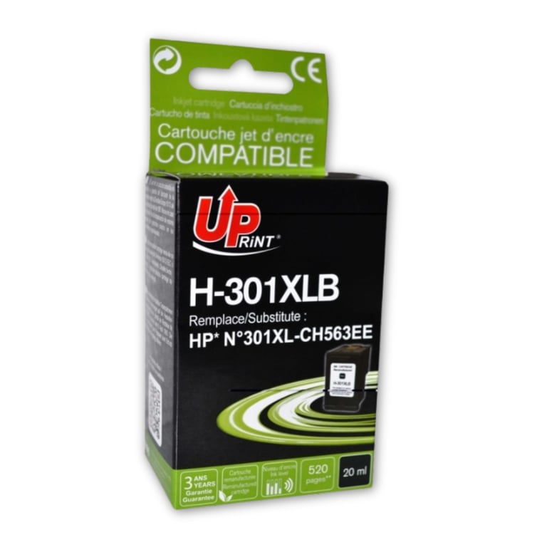 Cartouche encre UPrint compatible HP 301 Neuf