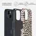 Burga Funda para iPhone 13 Tough A prueba de golpes modelo Almond Latte Beige