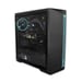 PC completo per videogiocatori - Intel Core i5-12400F, Nvidia RTX 3050, 16 GB di RAM, 2 TB SSD, FDOS, monitor QHD HDR da 27'', tastiera (QWERTY) + cuffie + auricolari + mouse + mouse pad